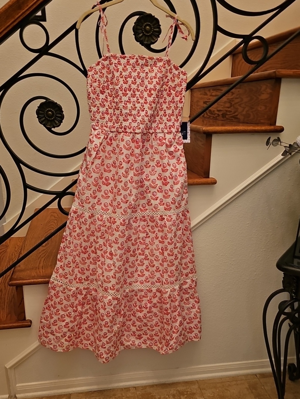 Roller Rabbit Navy & Multicolor Heart Tag Dress Label